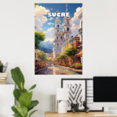 Poster Sugar, perched in the Andes (Bureau à domicile)