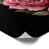 Poster Sugar Skull Art - Femme traditionnelle (Coin)