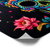 Poster Sugar Skull N Roses (Coin)