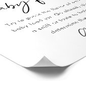 Poster SUGARBOO Guess the Baby Food Game Signe (Coin)