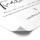 Poster SUGARBOO Halloween Traditions familiales Bébé Sign (Coin)