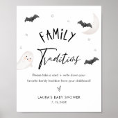 Poster SUGARBOO Halloween Traditions familiales Bébé Sign (Devant)