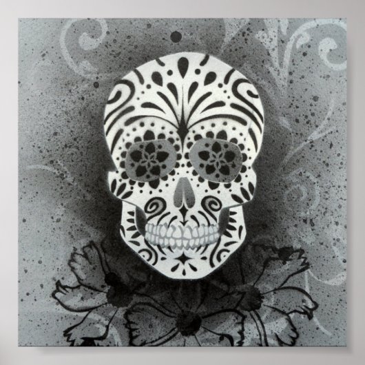 Poster sugarskull (Devant)