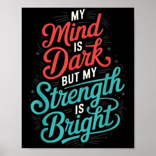 Poster Suicide Awareness Depression Anxiety Mental Health (Devant)