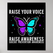 Poster Suicide Awareness Suprt Suicide Prevention Awarene (Devant)