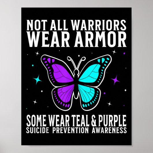 Poster Suicide Awareness Warrior Suicide Prevention Aware (Devant)