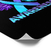 Poster Suicide Awareness Wings And Ribbon Suicide Prevent (Coin)