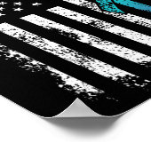 Poster Suicide Depression American Flag Prevention Awaren (Coin)