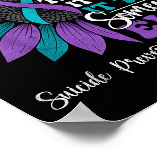 Poster Suicide Pain Sunflower Suicide Prevention Awarenes (Coin)