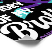 Poster Suicide Prevention Awareness In Memory Of Brother (Coin)