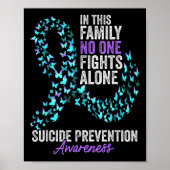 Poster Suicide Prevention Awareness Month Butterflies Tea (Devant)