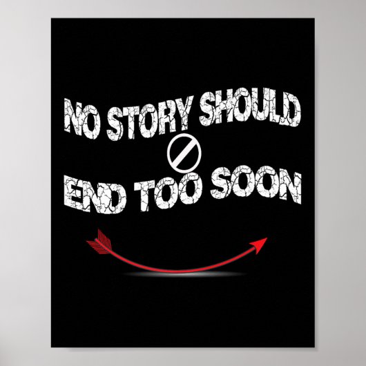 Poster Suicide Prevention Awareness ,no Story Should End (Devant)