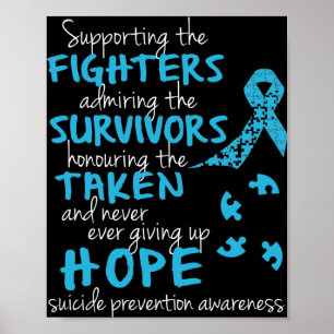 Poster Suicide Prevention Awareness T-Shirt