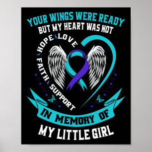 Poster Suicide Sensibilisation Chemise Fille Petite Fille