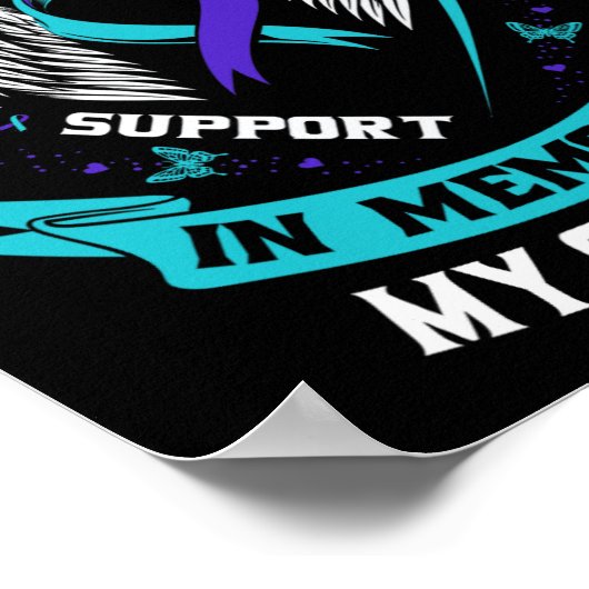 Poster Suicide Sensibilisation Chemise Grand-mère Prévent (Coin)