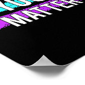 Poster Suicide Sensibilisation Vous Comptez Design Cadeau (Coin)