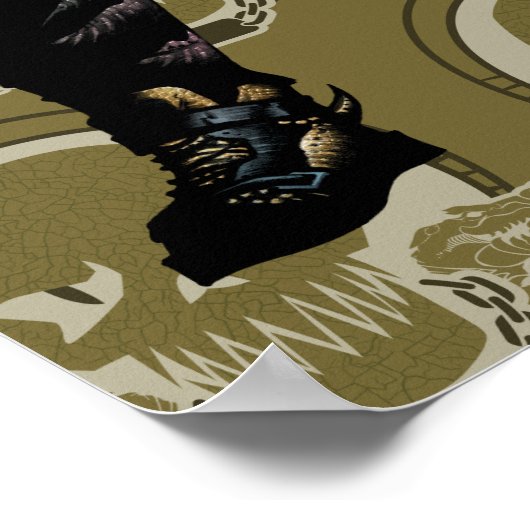 Poster Suicide Squad | Croc Comic Book Art (Coin)