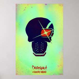 Poster Suicide Squad   Deadshot Head Icon