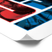 Poster Suicide Squad | et logo bleu (Coin)