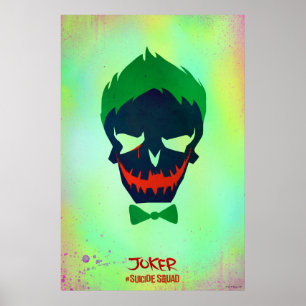 Poster Suicide Squad   Joker Head Icon