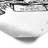 Poster Suicide Squad | Joker Skull "All In" Tattoo Art (Coin)