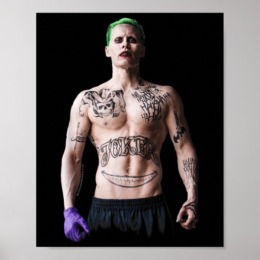 Poster Suicide Squad Joker Stance Black (Devant)
