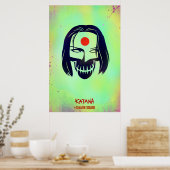 Poster Suicide Squad | Katana Head Icon (Cuisine)
