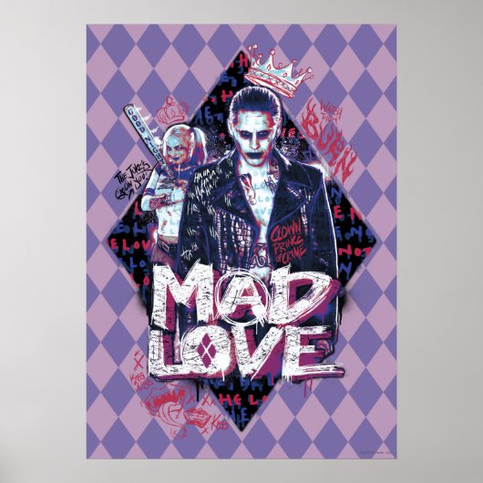 Poster Suicide Squad | Mad Love (Devant)