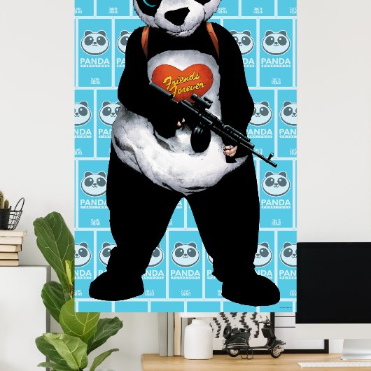 Poster Suicide Squad Panda (Bureau à domicile)