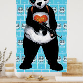 Poster Suicide Squad Panda (Cuisine)