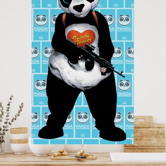 Poster Suicide Squad Panda (Cuisine)