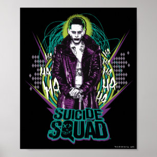 Poster Suicide Squad   Retro Rock Graphic