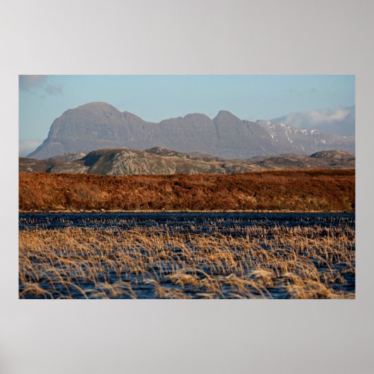Poster Suilven, Assynt, Highlands of Scotland (Devant)