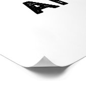 Poster Suis-Je À Droite Drôle Pun Angle Droit (Coin)