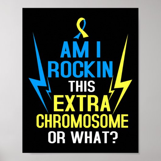 Poster Suis-Je En Train De Frapper Ce Chromosome Suppléme (Devant)