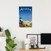 Poster " Suisse : 2022/aujourd'hui Grisons - Arosa Sommer (Bureau à domicile)