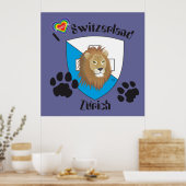 Poster suisse de Zurich (Cuisine)