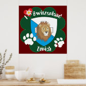 Poster suisse de Zurich (Cuisine)