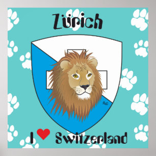 Poster suisse de Zurich