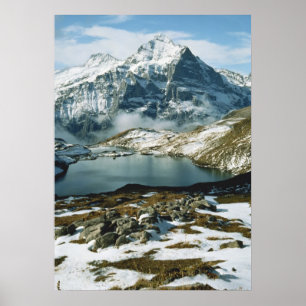Poster Suisse, Grindelwald, Alpes bernoises, Vue
