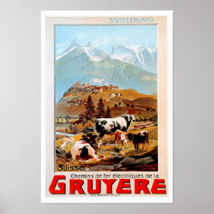 Poster Suisse Montagne