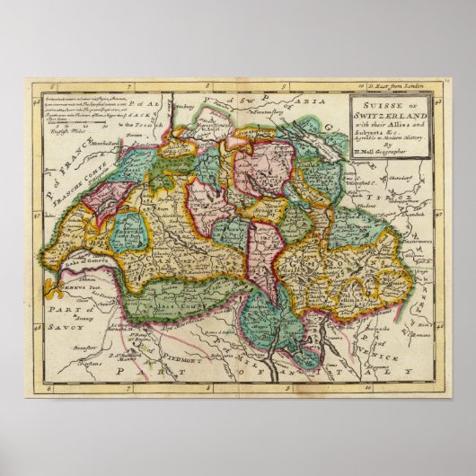 Poster Suisse ou Suisse (Devant)