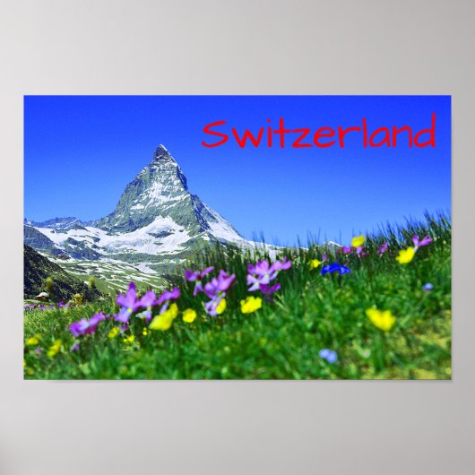 Poster Suisse pittoresque Matterhorn (Devant)