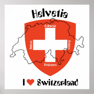 Poster Suisse, Suisse, Svizzera, Svizra, Suisse