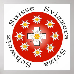 Poster Suisse, Suisse, Svizzera, Svizra, Suisse
