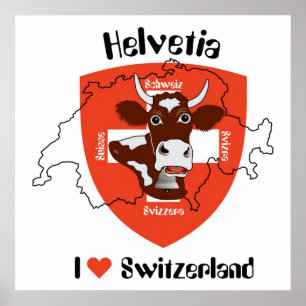 Poster Suisse, Suisse, Svizzera, Svizra, Suisse