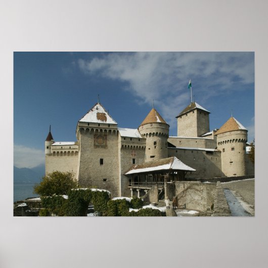 Poster SUISSE, Vaud), Riviera suisse, MONTREUX : (Devant)