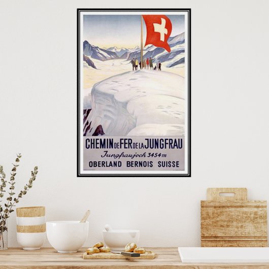 Poster Suisse vintage - (Cuisine)
