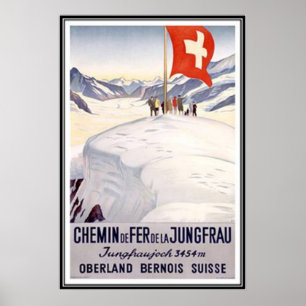 Poster Suisse vintage -