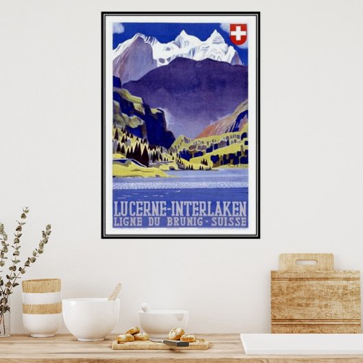 Poster Suisse vintage - (Cuisine)
